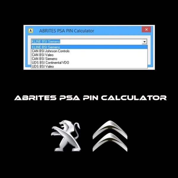 ABRITES PSA PIN Calculator