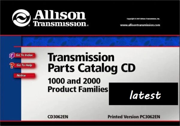 Allison Transmission Parts Catalog 2024