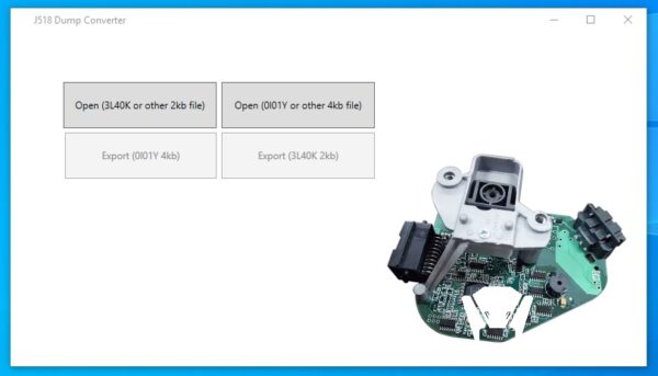 Audi j518 dump converter tool