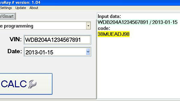 CarProKey Das&Xentry&Smart&Nissan Infinity keygen
