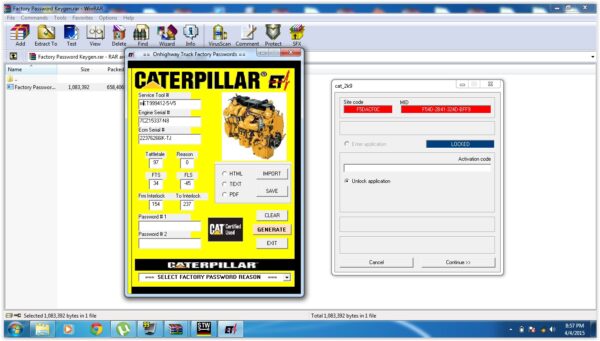 Caterpillar Factory Password keygen