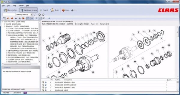 Claas Parts Doc 2.2 Agricultural [10.2019] Update 600