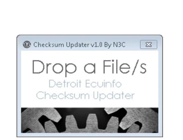 Detroit Diesel Ecu info Checksum Updater v1.0