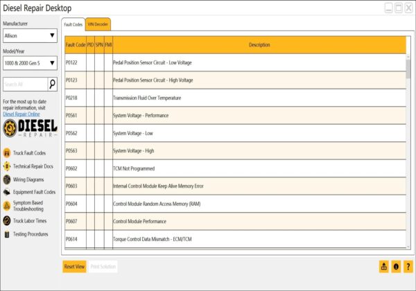 Diesel Repair Desktop - DTC Solutions 2024 + Diesel Explorer