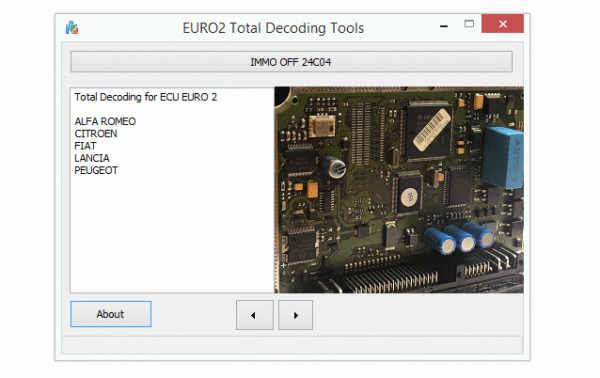 Euro2 Total Decoding Tool