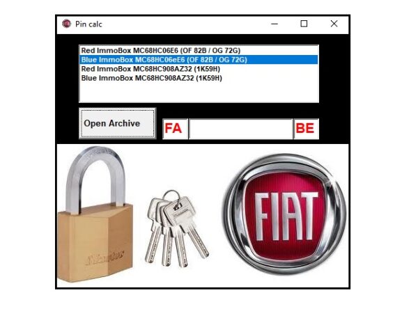 Fiat Immo Box Code reader