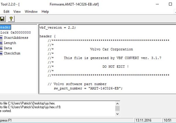 Ford Volvo Mazda VBF Tool v2.2 + VBF Files