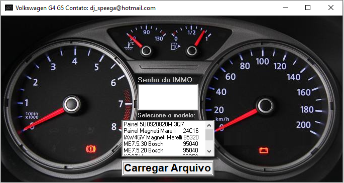 VW Golf4 - Golf5 Pin code calculator