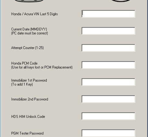 Honda (Acura) Code Generator