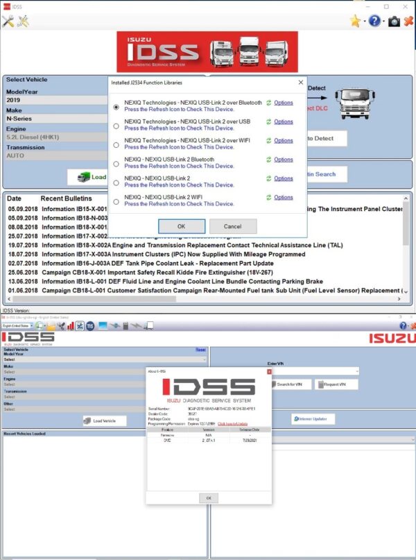 ISUZU FULL E-IDSS + G-IDSS 2023 Unlimited package
