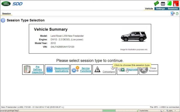 Jaguar Landrover JLR SDD