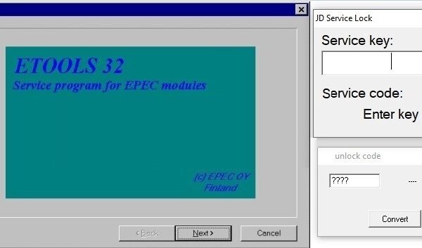 John Deere Etools + Service lock keygen