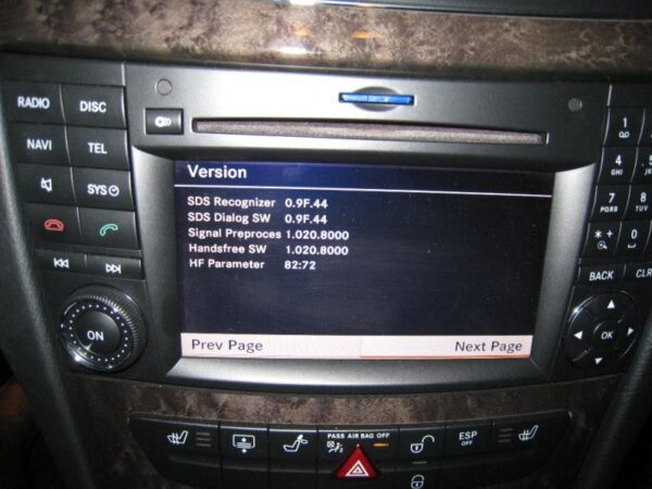 Mercedes Command/Navigation NTG 2.5 Development data enabler