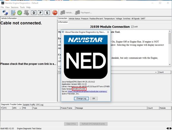 International Diamond Logic Builder + Engine diagnostics NED