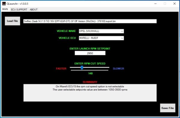 Qlaunch R - Launch Control tool v1.0.0.5