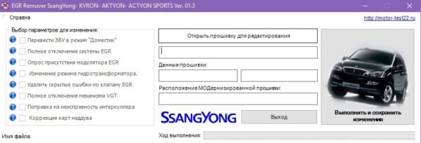 SSangyong EGR remover