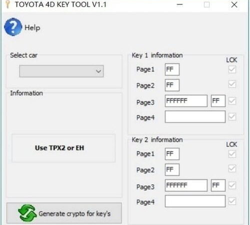 Toyota 4D Key Tool v1.2