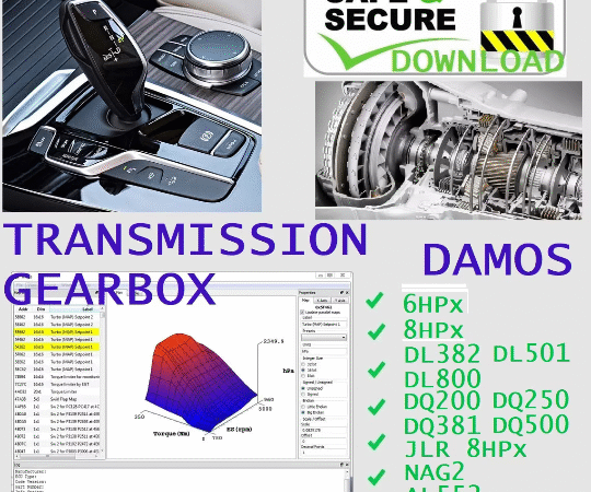 Transmission Gearbox chiptuning DAMOS files