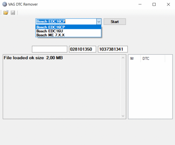 VAG DTC remover EDC16U-CP + ME7