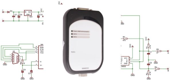 Volvo 9998555 interface complete project of interface Schematic, PCB